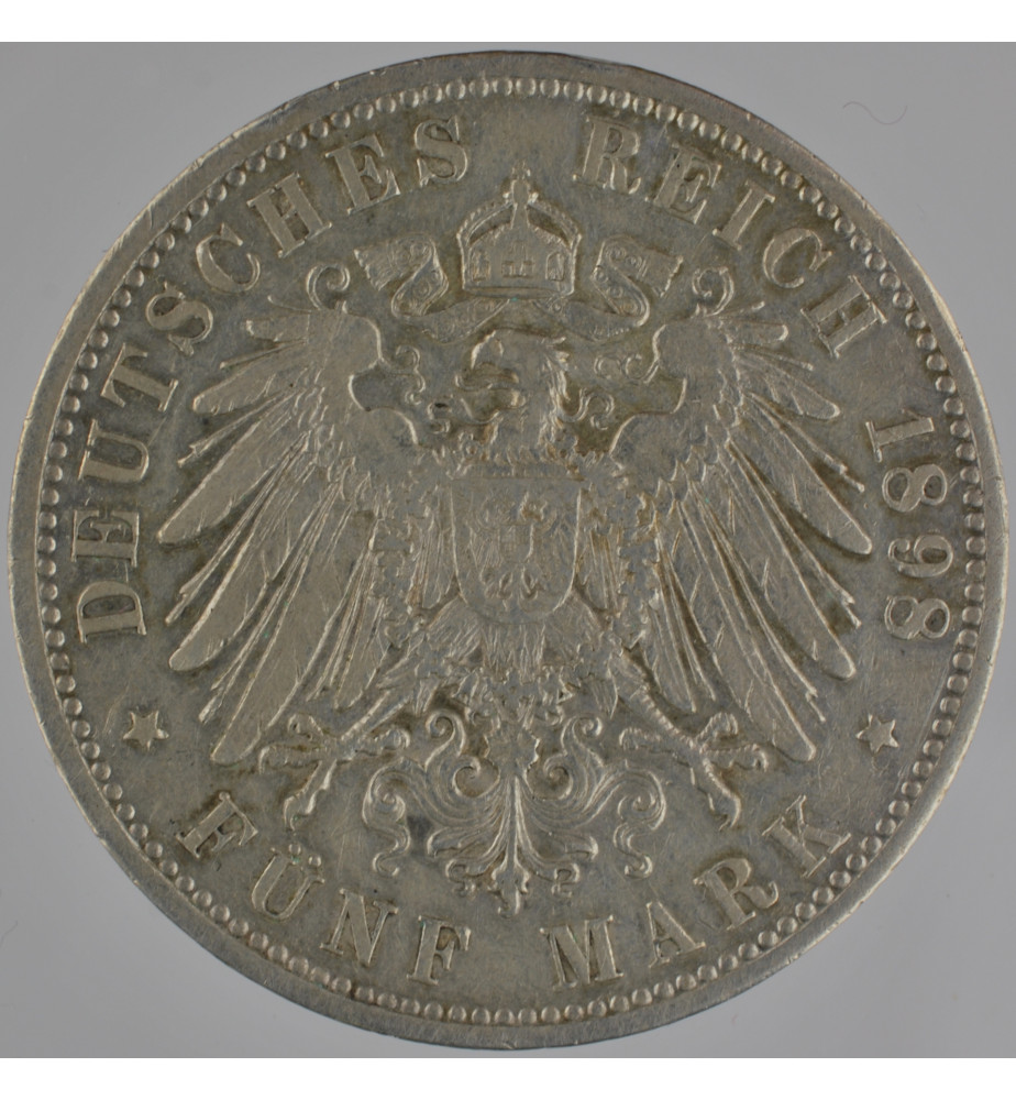 Bayern Otto 5 Mark 1898 D