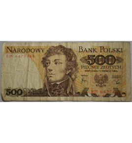 Polsko 500 Zlotych 1982