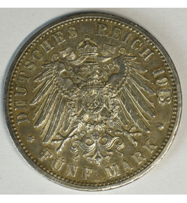 Baden Friedrich II. 5 Mark...